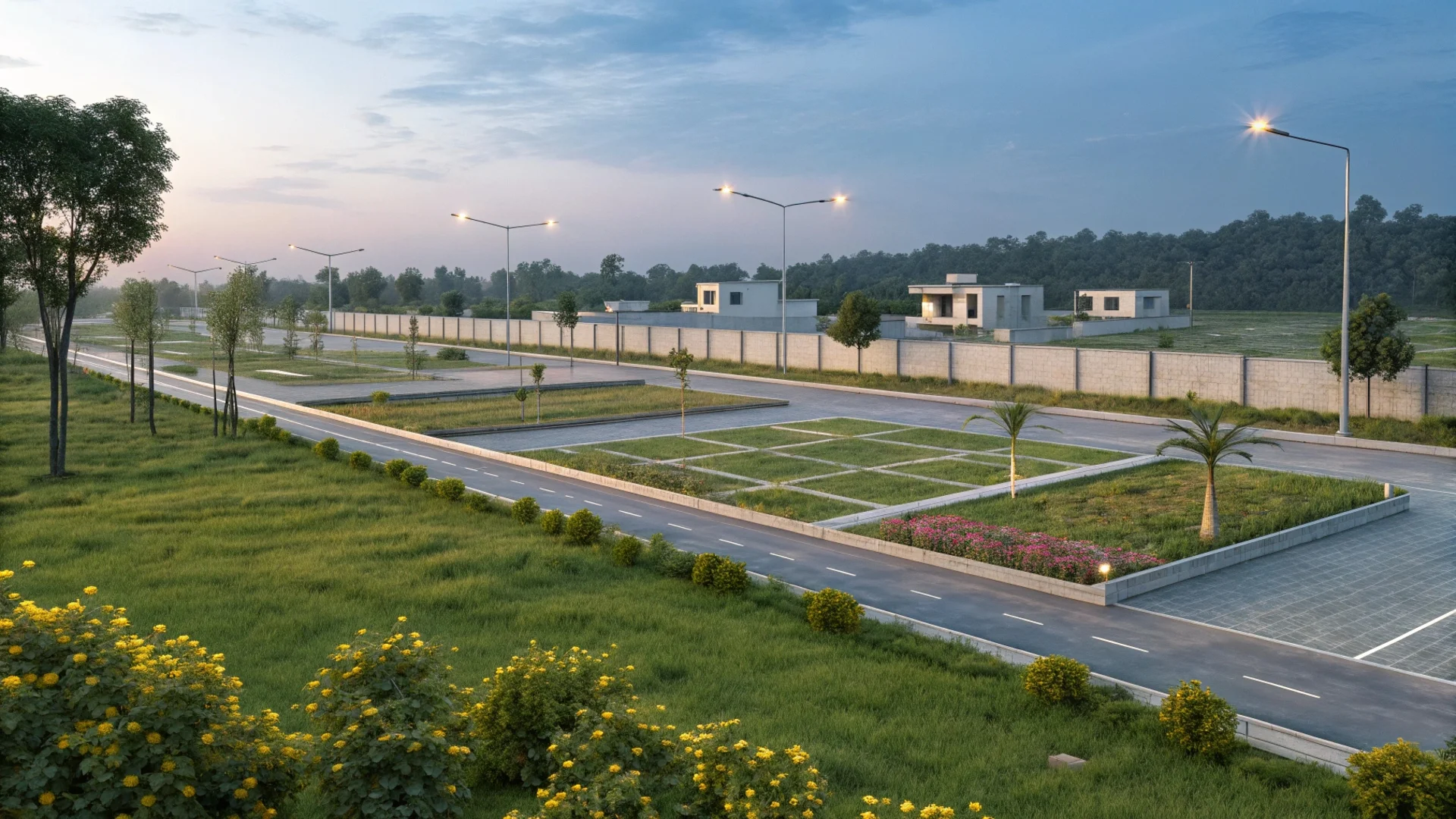 plot in shantiniketan