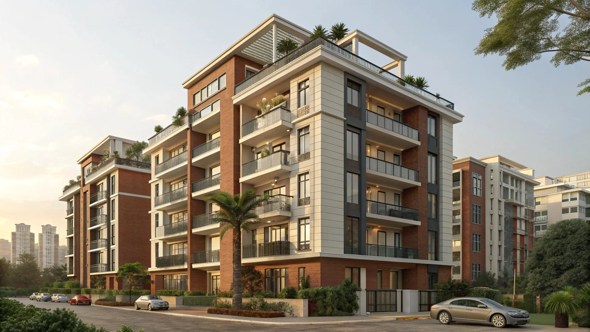 Flat with parking in shantiniketan